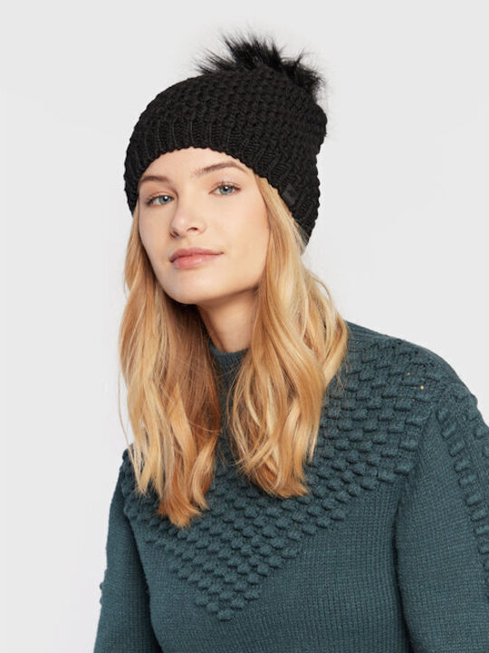 4F Knitted Beanie Cap Black