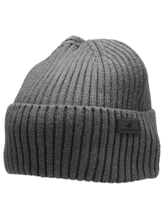 4F Beanie Masculin Căciulă cu Tricotaj Rib în c...