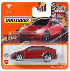 Mattel Tesla Model Y Mașinuță Cutie de chibrituri pentru 3++ Ani