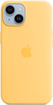Apple Silicone Case with MagSafe Coperta din spate Silicon Sunglow (iPhone 14) MPT23ZM/A