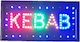 Πινακίδα LED με Κίνηση 50x26cm