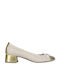 Hispanitas Leather White Heels