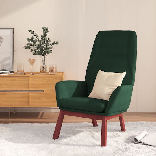 Ohrensessel Dark Green 70x77x94cm