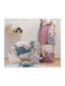 Nef-Nef Homeware Pătură Pepinieră Swaddling pături Rabbit Hug Turcoaz 80x110cm