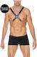 Shots Ouch Men's Chain Harness Black