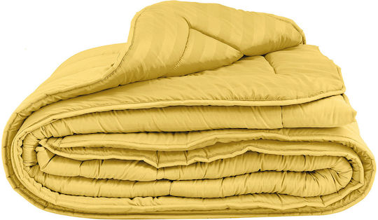 Beauty Home Super King Steppdecke 220x240cm Gelbe