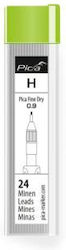 Pica 24 Minen für Bleistifte Fine-Dry Refills Stärke 0.9mm Typ H