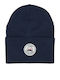 Beanie Männer Beanie mit Rippstrick in Marineblau Farbe
