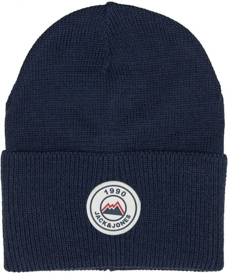 Beanie Beanie with Rib Knit in Navy Blue color
