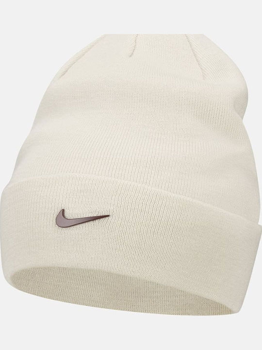 nike beige beanie