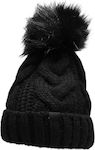 4F Pom Pom Beanie Γυναικείος Σκούφος με Πλεξούδ...