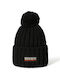 Napapijri Ribbed Beanie Cap Black NP0A4GKA-041