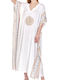 Platinum Maxi Dress 42012 White