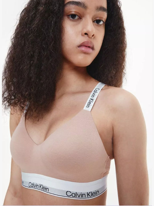 Calvin Klein Women's Bralette Bra Beige