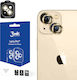 3MK Camera Protection Tempered Glass Gold for the iPhone 14 / 14 Plus