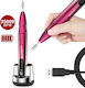JMD-109P Nagelfräser Batterie 15W Rosa mit 3500...