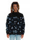 Winter Jacket Bomber Waterproof Off Black