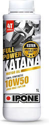 Ipone Katana Full Power 100% Synthetic Motorcycle Oil for Four-Stroke Engines 15W-50 1lt