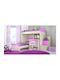 Σετ Παιδικού Δωματίου Kos Beige Natürlich 5Stück mit Bett für Matratze 90x190cm