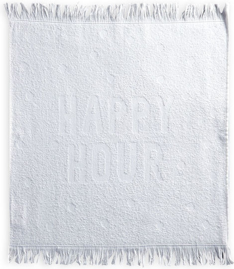 Nef-Nef Homeware Happy Hour Geschirrtuch aus 100% Baumwolle Off White 50x50cm