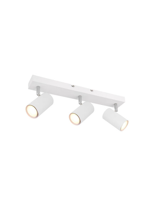 Globo Lighting Robby Тройно Спот с Цокъл GU10 в...