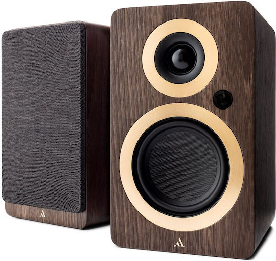 Forte A4 MKII Αυτοενισχυόμενα Ηχεία με Bluetooth 80W (Ζεύγος) Καφέ