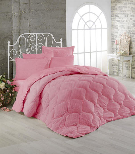 Dimcol Комбинирано одеяло Куинсайз 220x240бр 1920 C12 Pink 680 г/м²Gsm