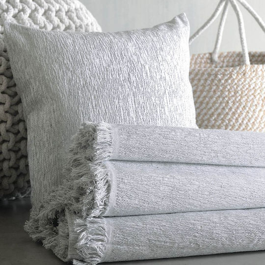 Rythmos Carson Sesselüberwurf Zwei Seiten Jacquard 180x160cm Grau