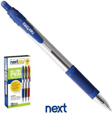 Next Pen Ballpoint 1mm with Blue Ink 12pcs