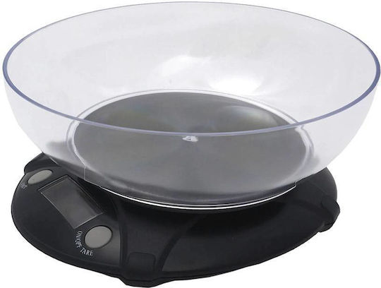 Sidirela Digital Kitchen Scale with Bucket up to 5kg Black E-0562