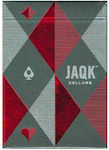 Jaqk Cellars Plastic Collectable Card Deck Red