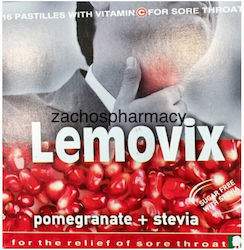 Lemovix Καραμέλες Lozenges Pomegranate 16pcs