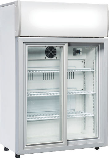 Cool Head Συντήρησης Ψυγείο Back Bar 85lt Διπλό Υ98xΠ63xΒ39cm