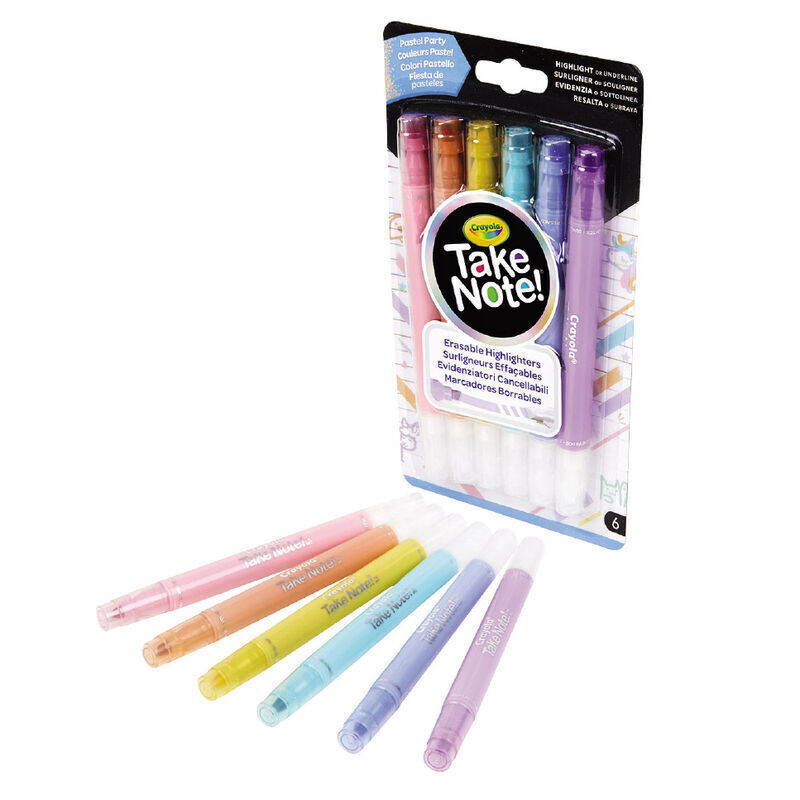 Crayola Erasable Markers Pastel Colours Ανεξίτηλος Μαρκαδόρος