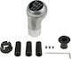 NTY 6 Shift Knob for BMW E87 E81/E82/E90/E91/E92/E93/E60/E61/X3/E83 Silver /AJ