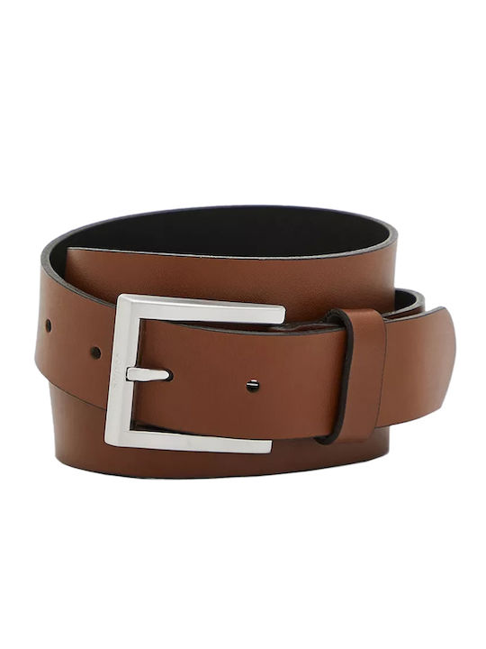 Herren Gürtel Leder Braun