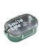 Tedemei Δοχείο Φαγητού Inox Πράσινο 980ml
