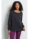 BodyTalk Women's Long Sweatshirt Coal