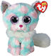 TY Plush Kitten Beanie Boos Opal Cat For 3+ Years 23 cm