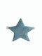 Nef-Nef Homeware Kids Star Throw Pillow Baby Star 45x45cm Turquoise 031798