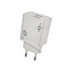 KLGO Charger Without Cable with 2 USB-A Ports Whites (KC-100)