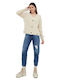 Superdry Women's Knitted Cardigan with Buttons White