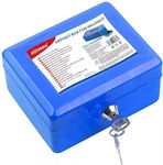 Motarro Κουτί Ταμείου με Κλειδί MI027-2 Μπλε