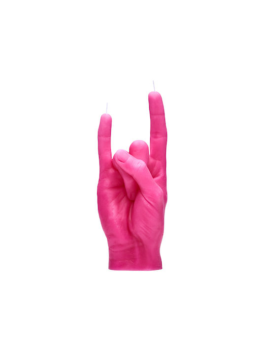 Candlehand Lumânare Decorativă You Rock Roz 310gr 1buc