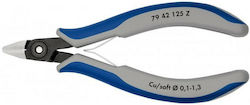 Knipex Side Cutter Electrician With Sharp Head For Flat Cutting With The Surface Length 125mm 79 42 125 Z