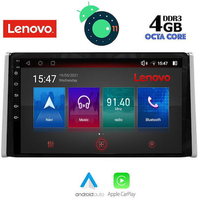 Lenovo Ηχοσύστημα Αυτοκινήτου για Toyota Rav 4 2019+ (Bluetooth/USB/WiFi/GPS) με Οθόνη Αφής 10.1"