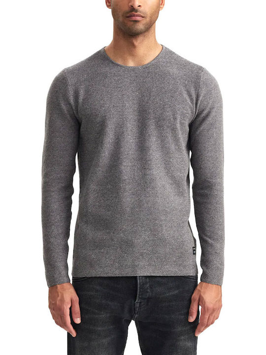 Gabba Tomas Langarm-Pullover Knit Grey Melange
