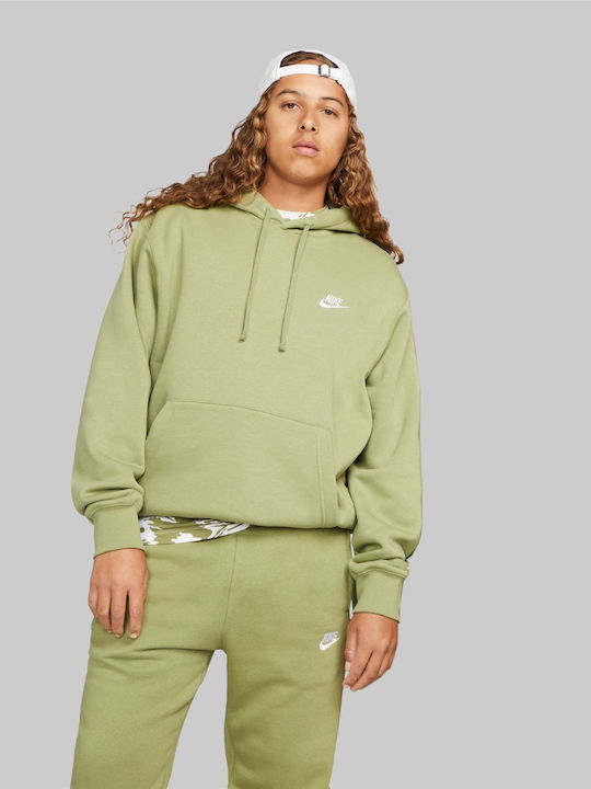 Nike Club Суитшърт с Качулка Зелен