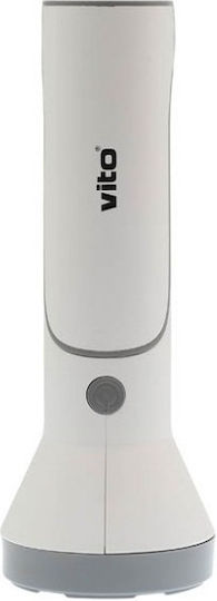 Vito Tools Επαναφορτιζόμενος Φακός LED IP20 με Μέγιστη Φωτεινότητα 190lm