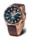 Vostok Europe Men's Watch 46mm Automatic with Brown Leather Strap
